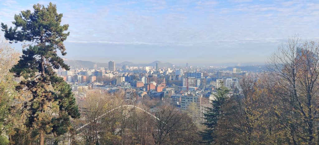 Un magnifique panorama de la ville de Liège