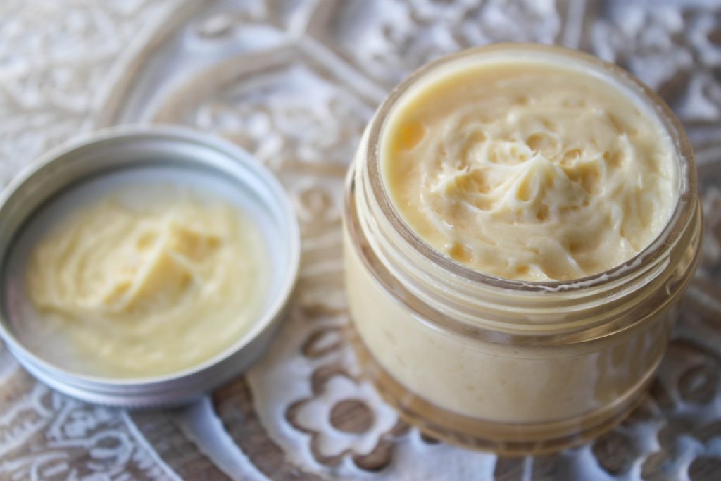 La crème finie en pot